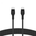 BELKIN CAB011BT2MBK BOOST CHARGE™  USB-C TO USB-C 2.0_BRAIDED SILICONE, 2M, BLACK - Image 4