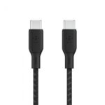 BELKIN CAB014BT2MBK BOOST CHARGE™  USB-C TO USB-C 2.0_BRAIDED SILICONE, 2M, BLACK 100W - Image 2