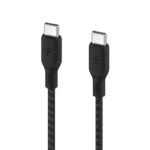 BELKIN CAB014BT2MBK BOOST CHARGE™  USB-C TO USB-C 2.0_BRAIDED SILICONE, 2M, BLACK 100W - Image 3