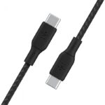 BELKIN CAB014BT3MBK BOOST CHARGE™  USB-C TO USB-C 2.0_BRAIDED SILICONE, 3M, BLACK  100W - Image 5