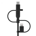BELKIN CAC001BT1MBK UNIVERSAL CHARGING CABLE (LIGHTNING/MICRO-USB/USB-C TO USB-A), 1M, BLACK - Image 4