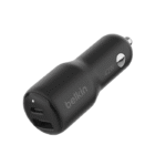 BELKIN CCB005BTBK 42W PD/PPS DUAL STANDALONE CAR CHARGER (30W USB-C &AMP; 12W USB-A)