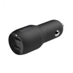BELKIN CCE001BT1MBK DUAL USB-A CAR CHARGER W/ 1M PVC A-C, 24W, BLK - Image 5