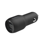 BELKIN CCE002BT1MBK DUAL USB-A CAR CHARGER W/ 1M PVC A-MUSB, 24W, BLK - Image 2