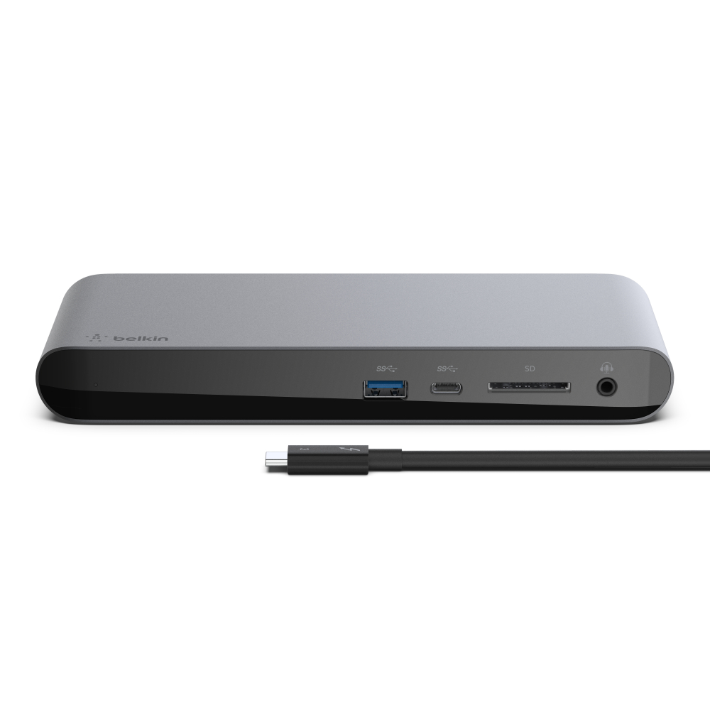 Thunderbolt 3 Dock Pro; with USB-C Cable BELKIN F4U097VF NEXT GEN THUNDERBOLT 3 DOCK WITH 0.8M CABLE - Image 1