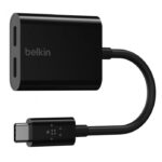 BELKIN F7U081BTBLK DUAL USB-C CHARGE ADAPTER