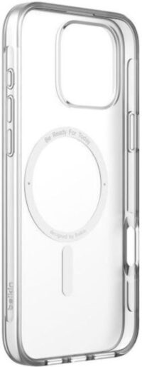 BELKIN MSA028HQCL SHEERFORCE MAGNETIC ANTI-MICROBIAL PROTECTIVE CASE FOR IPHONE 16 PRO MAX - CLEAR - Image 2