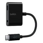 BELKIN NPA004BTBK 3.5MM AUDIO + USB-C™ CHARGE ADAPTER