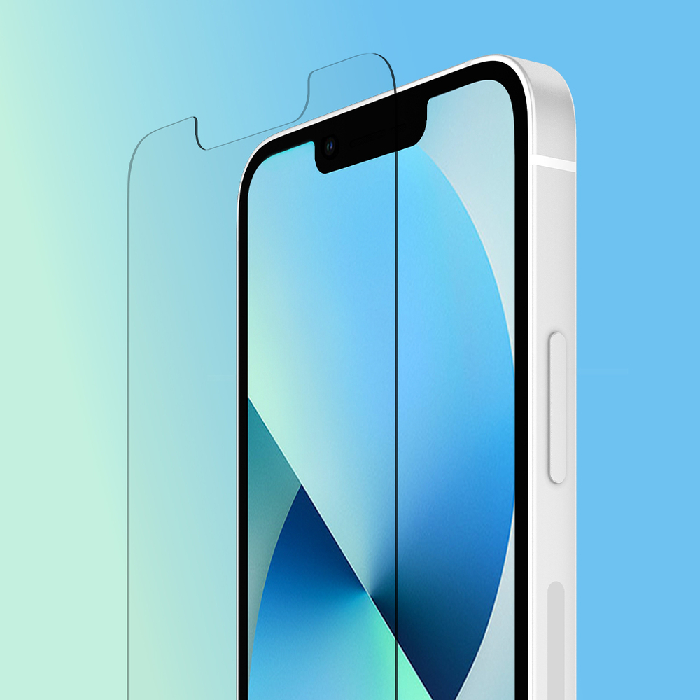 Screen Protector for iPhone 13 BELKIN OVA068ZZ SCREENFORCE TEMPEREDGLASS ANTI-MICROBIAL SCREEN PROTECTION FOR IPHONE 13 MINI, EZ TRAY - Image 1