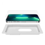 BELKIN OVA069ZZ SCREENFORCE TEMPEREDGLASS ANTI-MICROBIAL SCREEN PROTECTION FOR IPHONE 13/13 PRO, EZ TRAY - Image 4