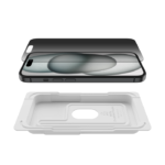 BELKIN OVA147ZZ SCREENFORCE TEMPEREDGLASS PRIVACY ANTI-MICROBIAL SCREEN PROTECTION FOR iPhone 15, iPhone 14 Pro - Image 4