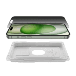 BELKIN OVA148ZZ SCREENFORCE TEMPEREDGLASS PRIVACY ANTI-MICROBIAL SCREEN PROTECTION FOR IPHONE 15 PLUS/14 PRO MAX - Image 4