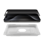 BELKIN OVA150ZZ SCREENFORCE TEMPEREDGLASS PRIVACY ANTI-MICROBIAL SCREEN PROTECTION FOR IPHONE 15 PRO MAX - Image 4