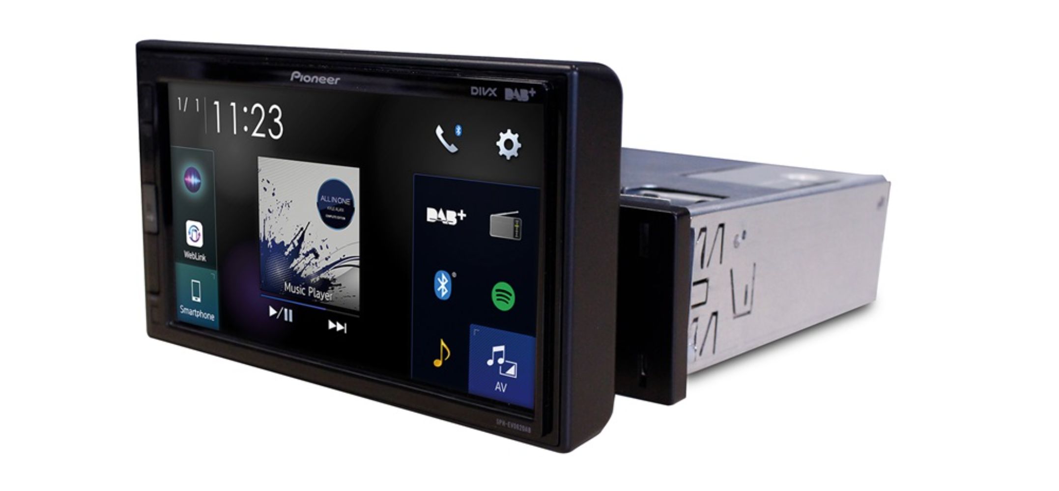 SPH-EVO62DAB-UNI_1-1.jpg PIONEER SPH-EVO62DAB-UNI MULTIMEDIA 2-DIN 6,8" SCREEN 6,8" + 1-DIN INSTALLATION KIT - Image 1