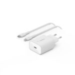 BELKIN WCA004VF1MWH-B5 25W USB-C PD/PPS HOME CHARGER WITH 1M PVC, USB-C TO LTG CABLE WHT - Image 3