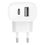 BELKIN WCB008VFWH 32W PD DUAL STANDALONE HOME CHARGER (20W USB-C &AMP; 12W USB-A)