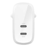 BELKIN WCB010VFWH DUAL 30W USB-C PD PPS WALL CHARGER (60W), WHT - Image 4