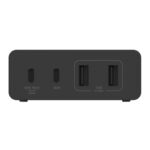 BELKIN WCH010VFBK 108W 4-PORTS USB GAN DESKTOP CHARGER (DUAL C AND DUAL A) AND 2M CORD, BLACK - Image 2