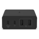 BELKIN WCH010VFBK 108W 4-PORTS USB GAN DESKTOP CHARGER (DUAL C AND DUAL A) AND 2M CORD, BLACK - Image 3