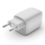 BELKIN WCH013VF2MWH-B6 65W DUAL USB-C GAN WALL CHGR, W/PVC 5A, C-C, 2M WH - Image 3