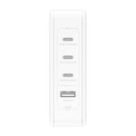BELKIN WCH014BTWH 140W 4-PORTS USB GAN WALL CHARGER WITH UK, EU, US PLUG TIPS, WHITE