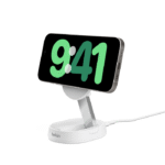 BELKIN WIA008VFWH BOOST^CHARGE™ FOLDING WIRELESS CHARGING STAND WITH QI2/MAGSAFE COMPATIBLE 15W, WHITE - Image 5