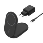 BELKIN WIB007HQBK BOOST^CHARGE™ QI2 15W MAGNETIC FOLDABLE WIRELESS CHARGING STAND, BLACK - Image 2