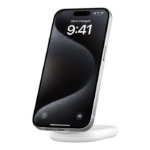 BELKIN WIB007VFWH BOOST^CHARGE™ QI2 15W MAGNETIC FOLDABLE WIRELESS CHARGING STAND, WHITE - Image 2