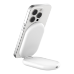 BELKIN WIB007VFWH BOOST^CHARGE™ QI2 15W MAGNETIC FOLDABLE WIRELESS CHARGING STAND, WHITE - Image 5