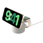 BELKIN WIZ020VFH37 BOOST^CHARGE™ 2IN1 WIRELESS CHARGING STAND WITH MAGSAFE 15W, SAND