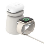BELKIN WIZ020VFH37 BOOST^CHARGE™ 2IN1 WIRELESS CHARGING STAND WITH MAGSAFE 15W, SAND - Image 2