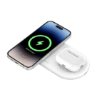 BELKIN WIZ021VFWH BOOST^CHARGE™ 2IN1 PLUS USB-C 15W QI2/MAGSAFE COMPATIBLE WIRELESS PAD, WHITE