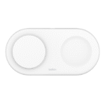 BELKIN WIZ021VFWH BOOST^CHARGE™ 2IN1 PLUS USB-C 15W QI2/MAGSAFE COMPATIBLE WIRELESS PAD, WHITE - Image 3