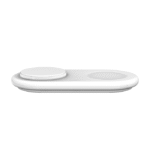 BELKIN WIZ021VFWH BOOST^CHARGE™ 2IN1 PLUS USB-C 15W QI2/MAGSAFE COMPATIBLE WIRELESS PAD, WHITE - Image 4