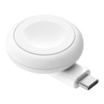 BELKIN WIZ022GLWH-B1 BOOSTCHARGE STANDALONE PORTABLE USB-C® APPLE WATCH CHARGER, WHITE