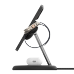 BELKIN WIZ023VFBK BOOST^CHARGE™ PRO 3-IN-1 MAGNETIC STAND WITH QI2, BLACK - Image 2