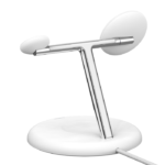 BELKIN WIZ023VFWH BOOST^CHARGE™ PRO 3-IN-1 MAGNETIC STAND WITH QI2, WHITE - Image 4