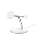 BELKIN WIZ023VFWH BOOST^CHARGE™ PRO 3-IN-1 MAGNETIC STAND WITH QI2, WHITE - Image 5