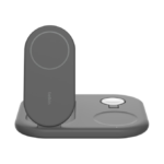 BELKIN WIZ029VFBK BOOST^CHARGE™ QI2 3-IN-1 MAGNETIC WIRELESS CHARGING STAND, BLACK - Image 2