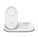BELKIN WIZ029VFWH BOOST^CHARGE™ QI2 3-IN-1 MAGNETIC WIRELESS CHARGING STAND, WHITE - Image 2