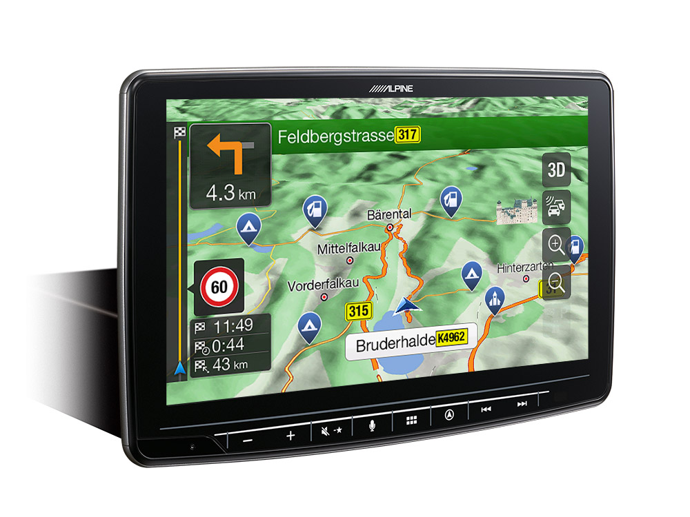 INE-F904DU8S_1.jpg ALPINE INE-F904DU8S 9" MOTORHOME NAVIGATION SYSTEM FOR FIAT DUCATO 8 WITH SWIVEL MECHANISM - Image 1