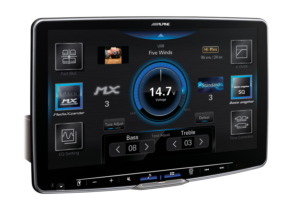 iLX-F115D_1.jpg ALPINE ILX-F115D XXL 11-INCH MEDIA RECEIVER WITH 1 DIN CHASSIS - Image 1