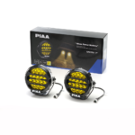 PIAA DKX576 LPX590 9" ROUND LAMP KIT 42W / 670LM PER LAMP / 2500K YELLOW DRIVING BEAM - Image 4