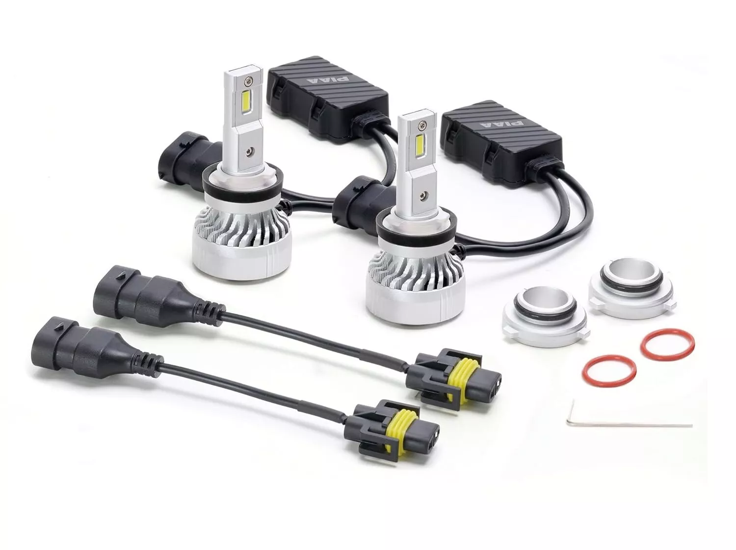LEH221_1.png PIAA LEH221 HEADLIGHT LED CONVERSION BULB 6000K /45W PER BULB 5600LM FROM 2 BULBSFOR H11/H8/H9/H16 HALOGEN SOCKETS - Image 1