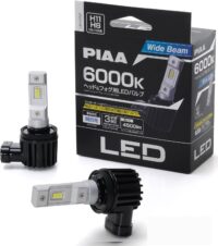 PIAA LEH262 HEADLIGHT LED CONVERSION BULB 6000K /34W PER BULB 4500LM FROM2 BULBS FOR H11/H8/H9/H16 HALOGEN SOCKETS