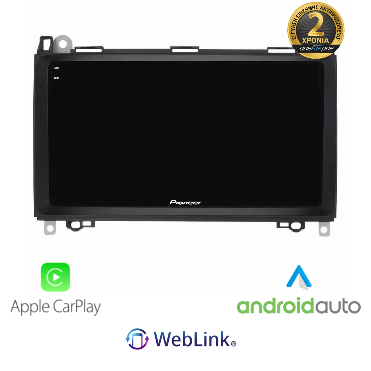 sph-mb0759 PIONEER SPH-PF97BT PERFECT FIT TABLET 9" ΓΙΑ MERCEDES A/B CLASS / SPRINTER / VITO / VIANO ΜΕ CARPLAY & ANDROID AUTO - Image 1