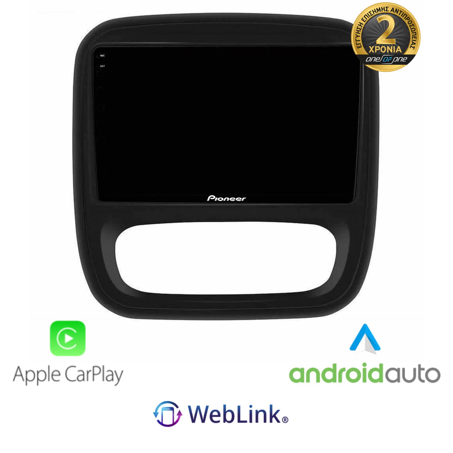 sph-rn1102 PIONEER SPH-PF97BT PERFECT FIT TABLET 9" ΓΙΑ RENAULT TRAFIC OPEL VIVARO ΜΕ CARPLAY & ANDROID AUTO - Image 1