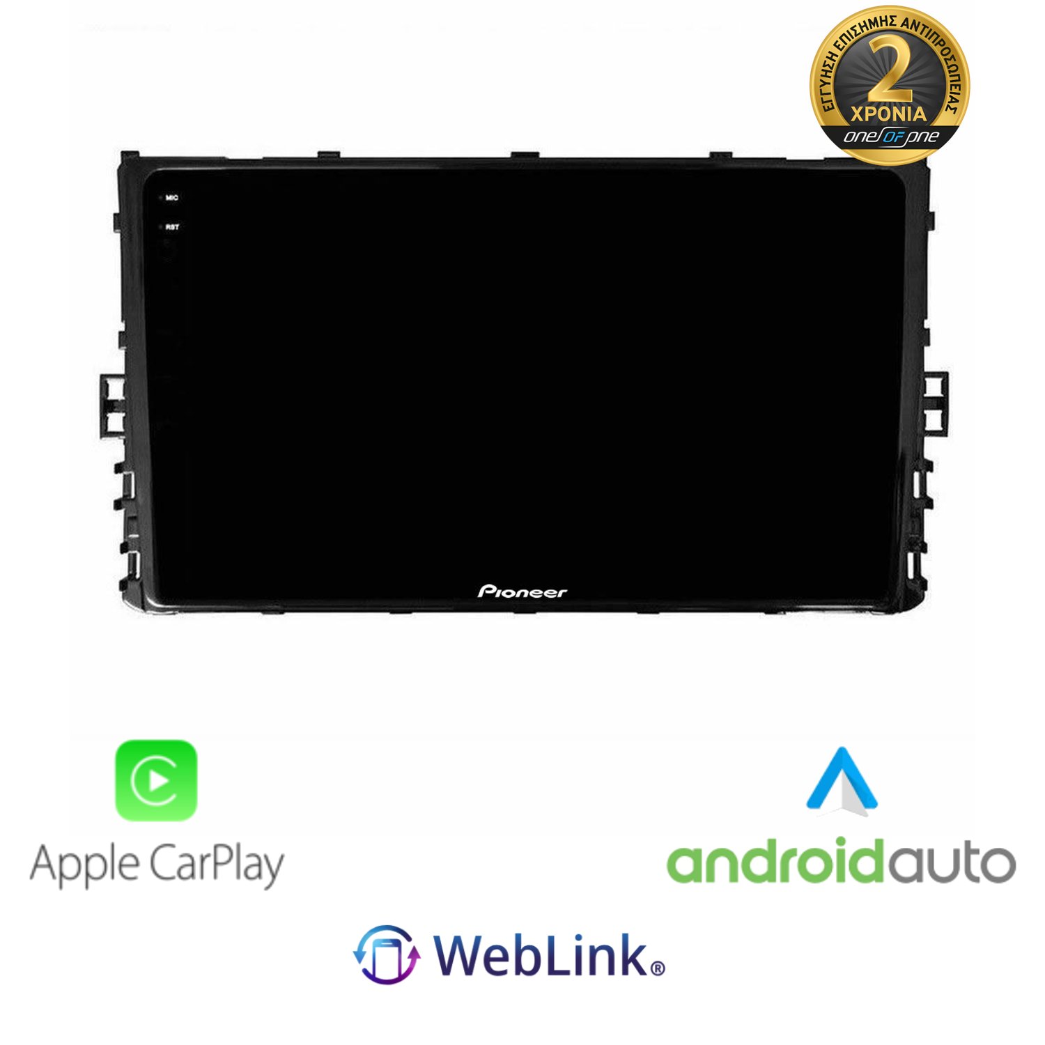 sph-vw0333 PIONEER SPH-PF97BT PERFECT FIT TABLET 9" ΓΙΑ VW POLO + MQB ΜΕ CARPLAY & ANDROID AUTO - Image 1
