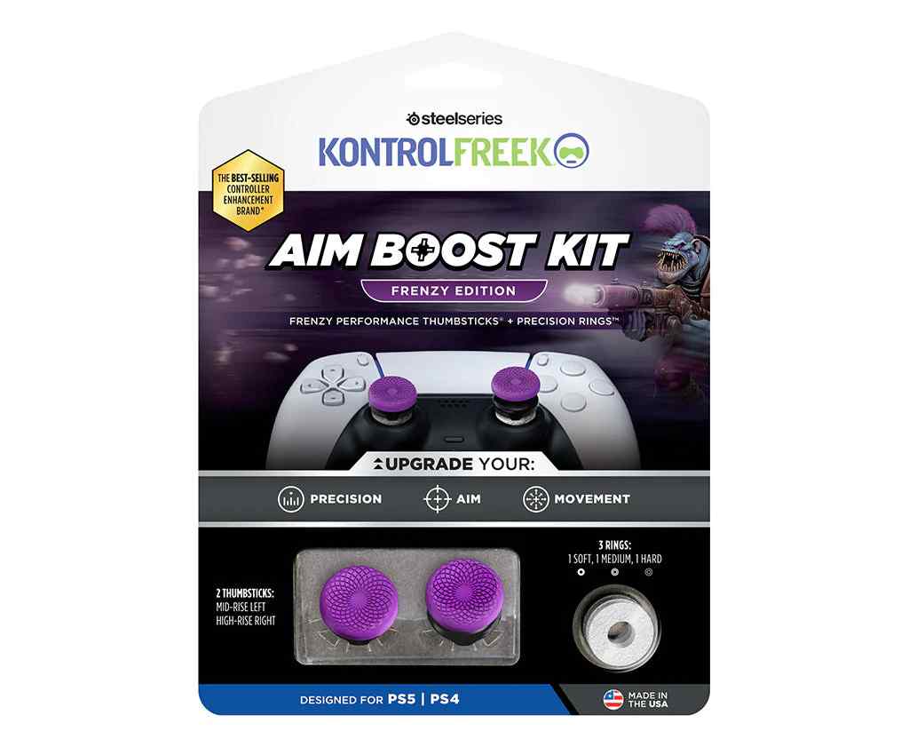 6106-PS5_1.jpg KONTROLFREEK 6106-PS5 KF FRENZY PURBLK AIMBOOST - PS5 - Image 1