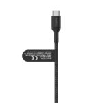 BELKIN CAC004hq1.5MBK BRAIDED USB-C TO DUAL USB-C 140W CABLE BLACK - Image 4